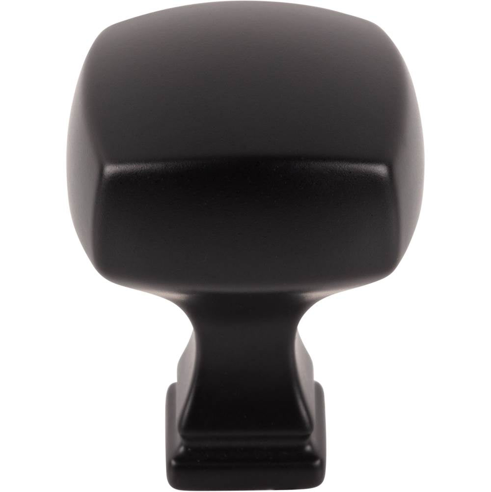 1-1/8'' Overall Length Matte Black Square Audrey Cabinet Knob