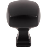 1-1/8'' Overall Length Matte Black Square Audrey Cabinet Knob