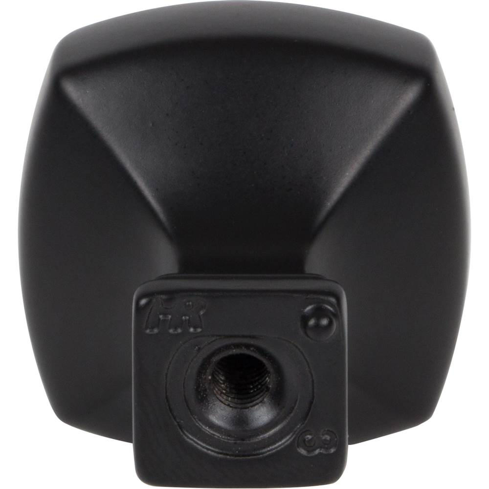 1-1/8'' Overall Length Matte Black Square Audrey Cabinet Knob