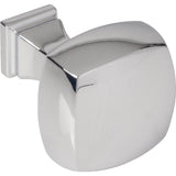 1-1/8'' Overall Length Polished Chrome Square Audrey Cabinet Knob
