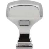 1-1/8'' Overall Length Polished Chrome Square Audrey Cabinet Knob