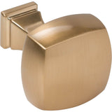 1-1/8'' Overall Length Satin Bronze Square Audrey Cabinet Knob