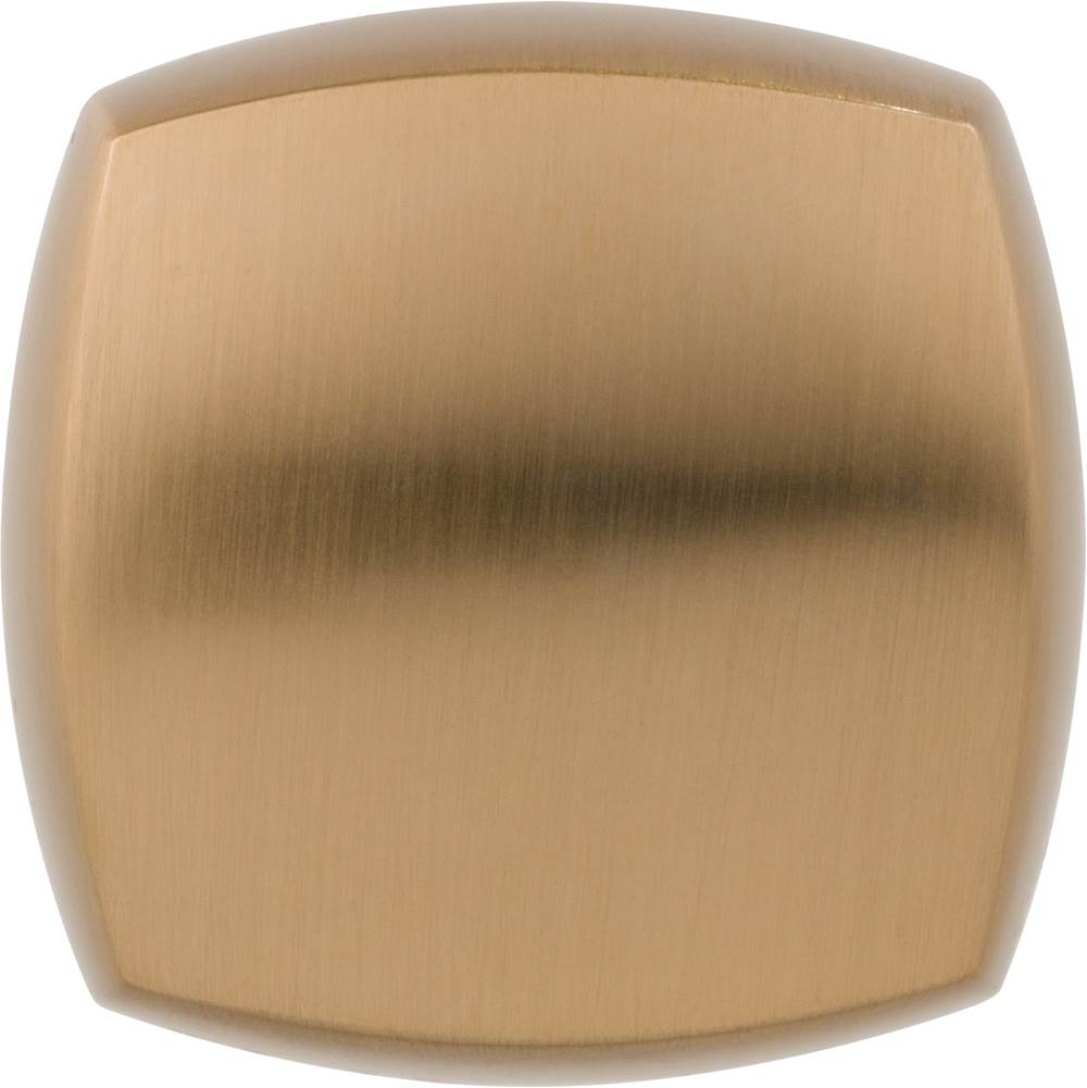 1-1/8'' Overall Length Satin Bronze Square Audrey Cabinet Knob