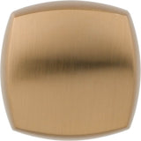 1-1/8'' Overall Length Satin Bronze Square Audrey Cabinet Knob