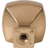 1-1/8'' Overall Length Satin Bronze Square Audrey Cabinet Knob