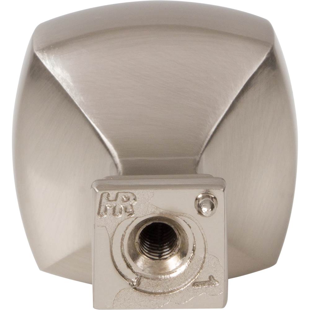 1-1/8'' Overall Length Satin Nickel Square Audrey Cabinet Knob