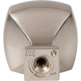 1-1/8'' Overall Length Satin Nickel Square Audrey Cabinet Knob
