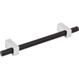 128 mm Center-to-Center Brushed Gold Larkin Cabinet Bar Pull