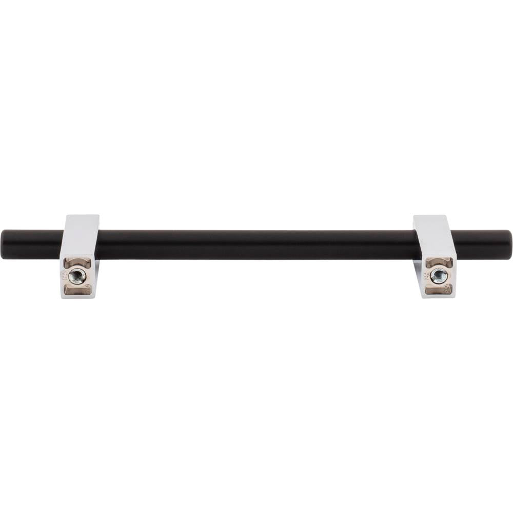 128 mm Center-to-Center Brushed Gold Larkin Cabinet Bar Pull