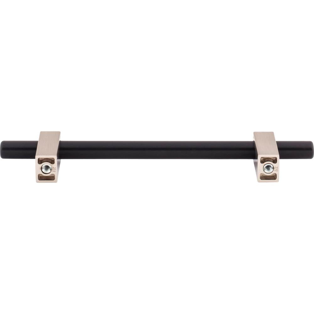 128 mm Center-to-Center Brushed Gold Larkin Cabinet Bar Pull