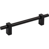 Jeffrey Alexander - 128 mm Center-to-Center Matte Black Larkin Cabinet Bar Pull - Matte Black