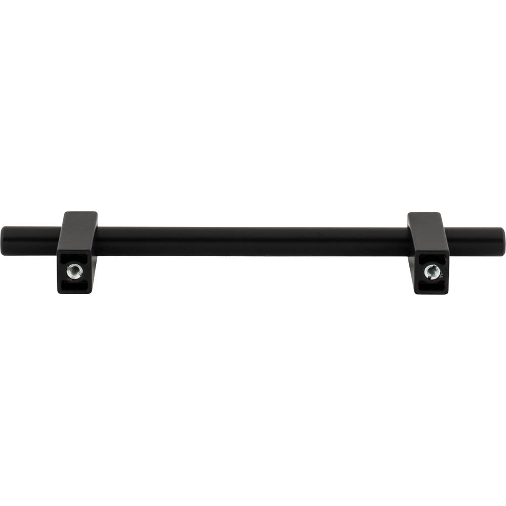 128 mm Center-to-Center Brushed Gold Larkin Cabinet Bar Pull