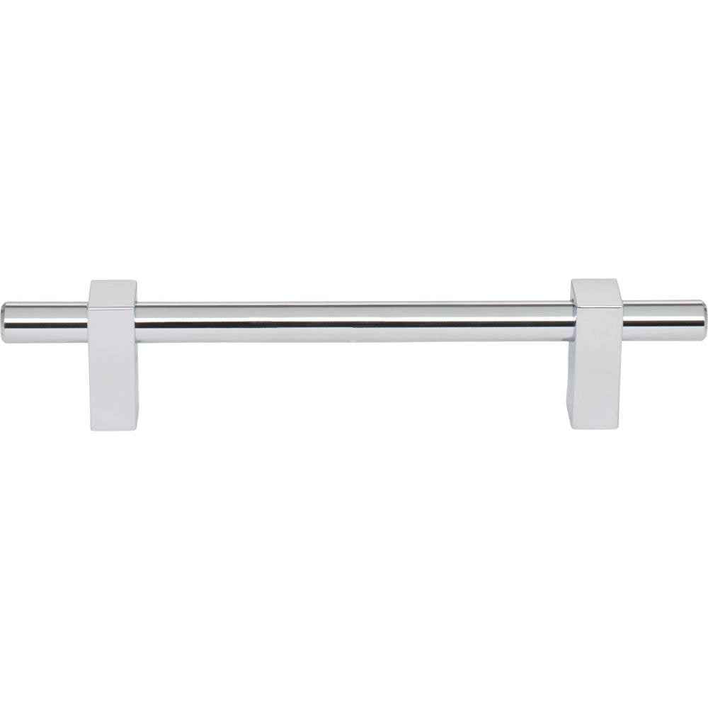 128 mm Center-to-Center Brushed Gold Larkin Cabinet Bar Pull