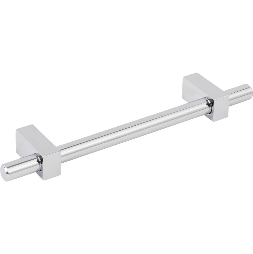 128 mm Center-to-Center Brushed Gold Larkin Cabinet Bar Pull