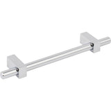 128 mm Center-to-Center Brushed Gold Larkin Cabinet Bar Pull