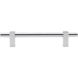128 mm Center-to-Center Brushed Gold Larkin Cabinet Bar Pull