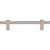 128 mm Center-to-Center Brushed Gold Larkin Cabinet Bar Pull