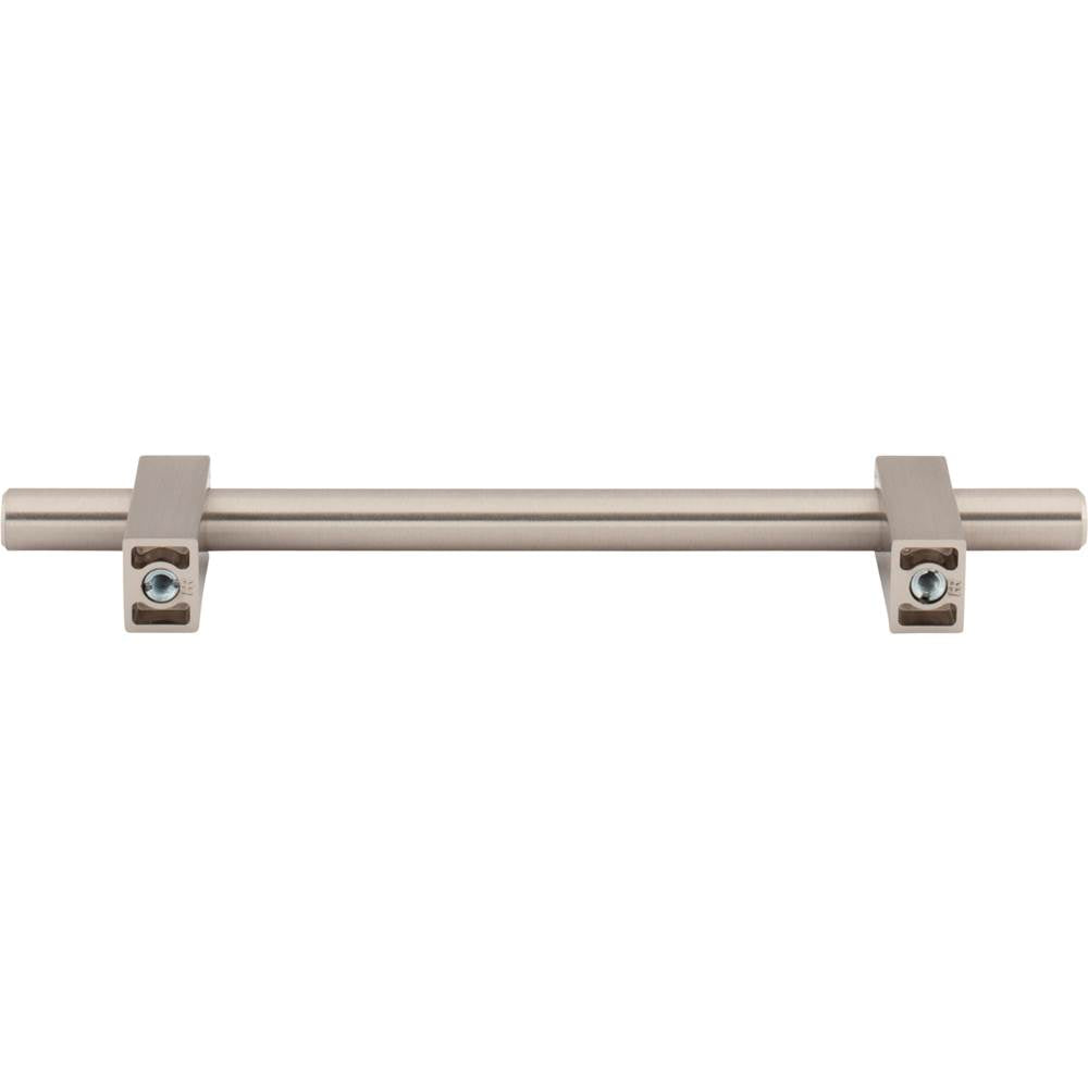 128 mm Center-to-Center Brushed Gold Larkin Cabinet Bar Pull