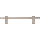 128 mm Center-to-Center Brushed Gold Larkin Cabinet Bar Pull