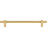 12'' Center-to-Center Brushed Gold Larkin Appliance Pull