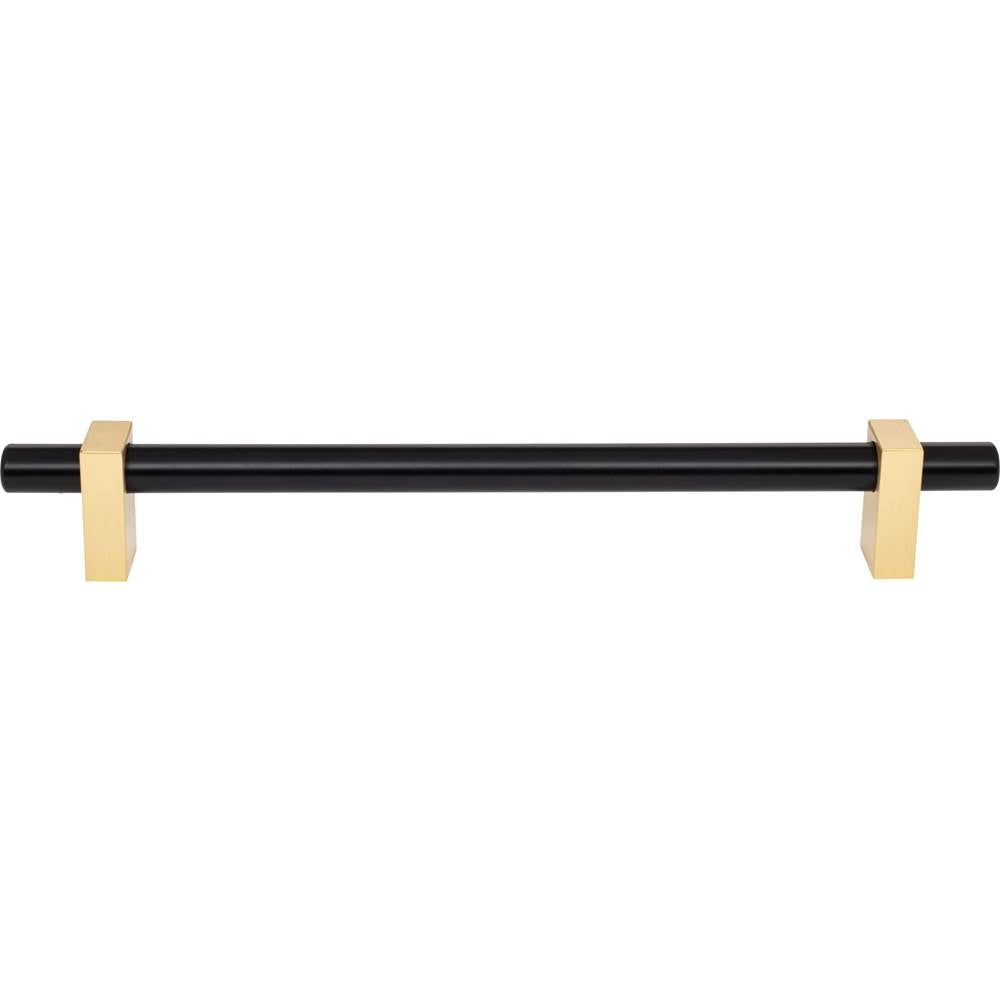 12'' Center-to-Center Brushed Gold Larkin Appliance Pull