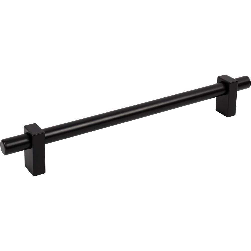 Jeffrey Alexander - 12'' Center-to-Center Matte Black Larkin Appliance Pull - Matte Black