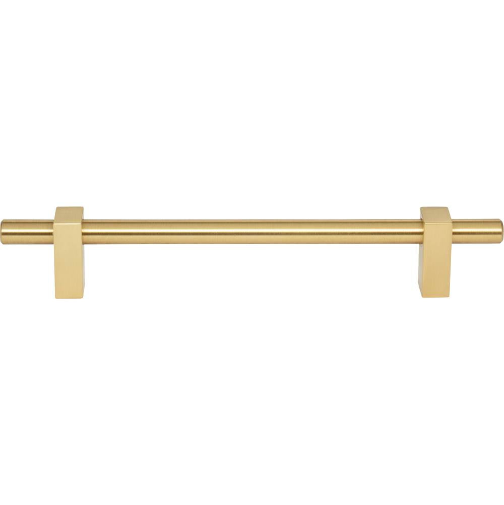 160 mm Center-to-Center Brushed Gold Larkin Cabinet Bar Pull