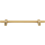 160 mm Center-to-Center Brushed Gold Larkin Cabinet Bar Pull