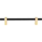 160 mm Center-to-Center Brushed Gold Larkin Cabinet Bar Pull