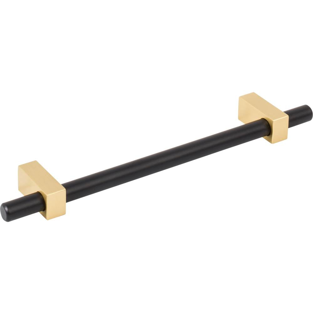 160 mm Center-to-Center Brushed Gold Larkin Cabinet Bar Pull