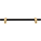 160 mm Center-to-Center Brushed Gold Larkin Cabinet Bar Pull