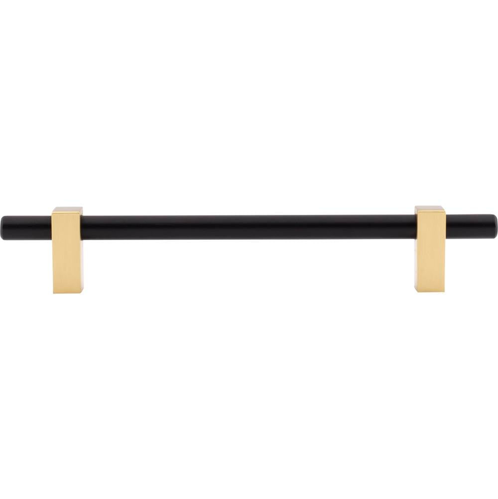160 mm Center-to-Center Brushed Gold Larkin Cabinet Bar Pull