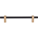 160 mm Center-to-Center Brushed Gold Larkin Cabinet Bar Pull
