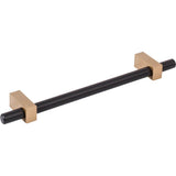 160 mm Center-to-Center Brushed Gold Larkin Cabinet Bar Pull
