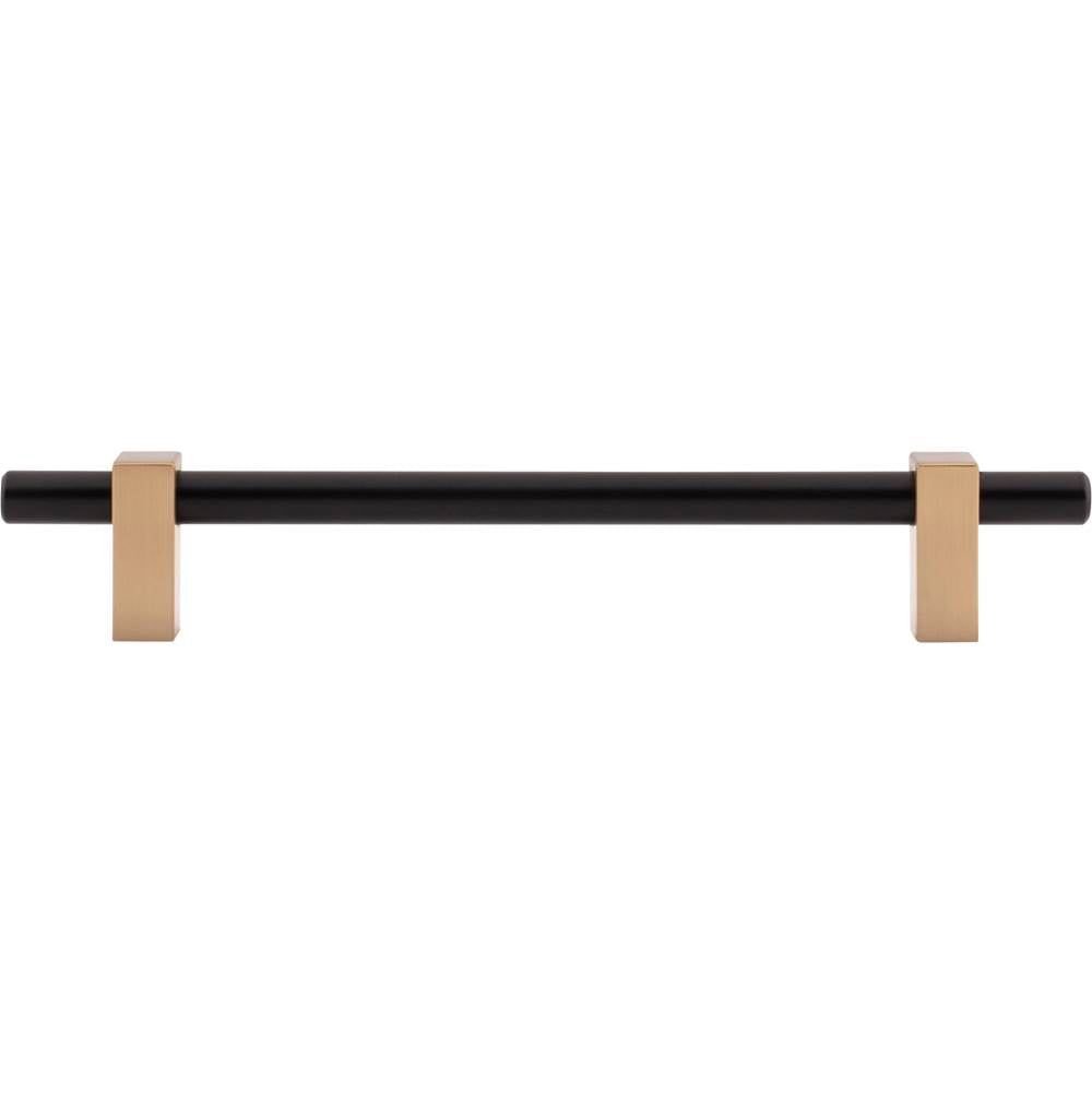 160 mm Center-to-Center Brushed Gold Larkin Cabinet Bar Pull