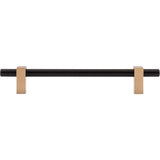 160 mm Center-to-Center Brushed Gold Larkin Cabinet Bar Pull
