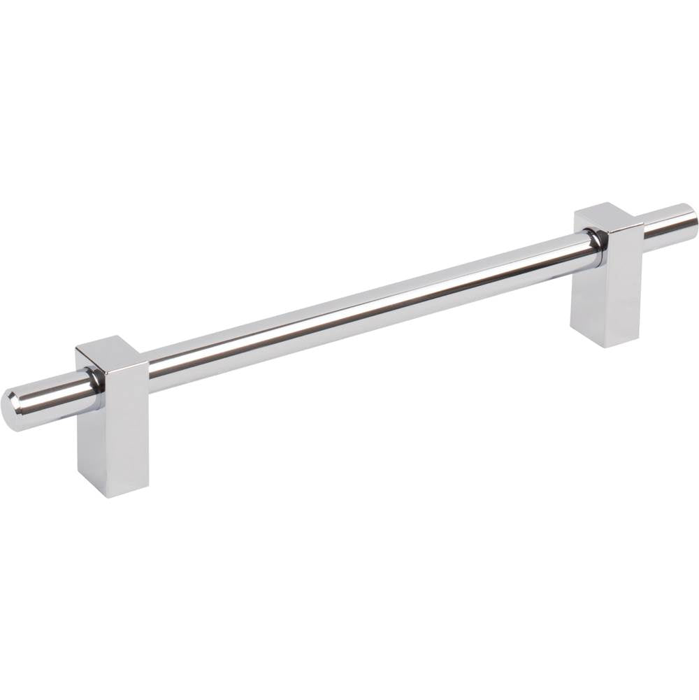 Jeffrey Alexander - 160 mm Center-to-Center Polished Chrome Larkin Cabinet Bar Pull - Polished Chrome