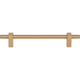 160 mm Center-to-Center Brushed Gold Larkin Cabinet Bar Pull