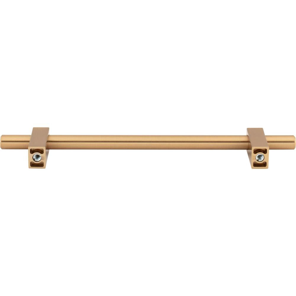 160 mm Center-to-Center Brushed Gold Larkin Cabinet Bar Pull