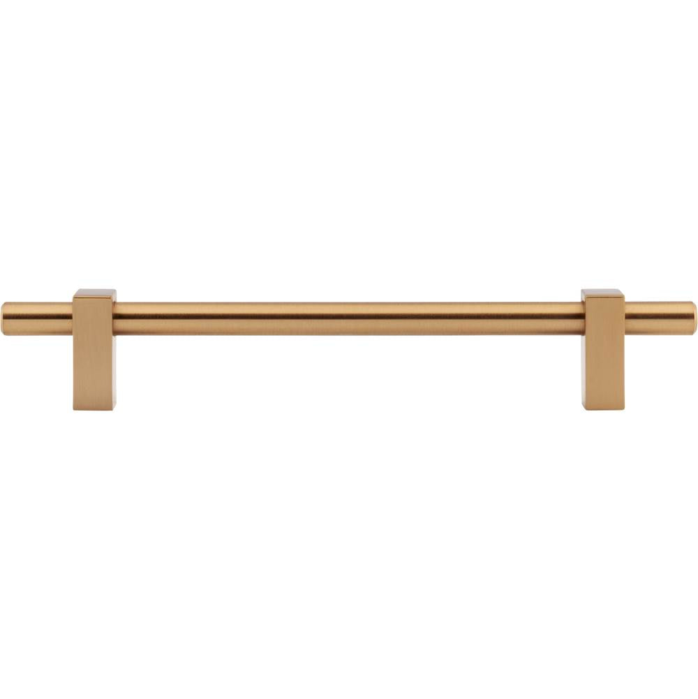 160 mm Center-to-Center Brushed Gold Larkin Cabinet Bar Pull