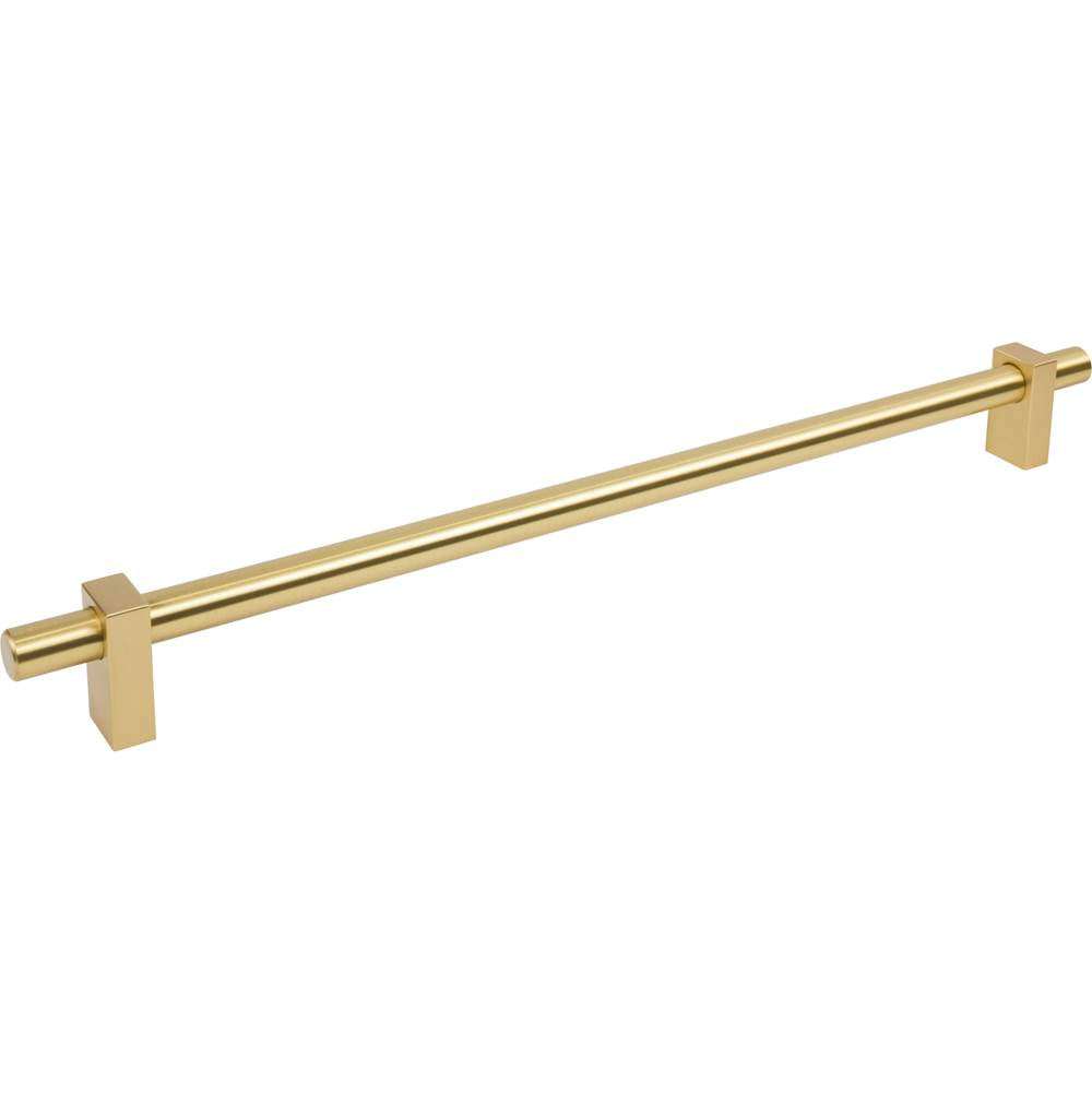 Jeffrey Alexander - 18'' Center-to-Center Brushed Gold Larkin Appliance Pull - Brushed Gold