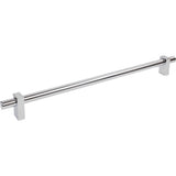 Jeffrey Alexander - 18'' Center-to-Center Polished Chrome Larkin Appliance Pull - Polished Chrome