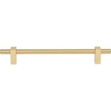 192 mm Center-to-Center Brushed Gold Larkin Cabinet Bar Pull