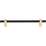 192 mm Center-to-Center Brushed Gold Larkin Cabinet Bar Pull