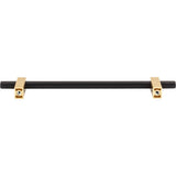 192 mm Center-to-Center Brushed Gold Larkin Cabinet Bar Pull