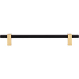 192 mm Center-to-Center Brushed Gold Larkin Cabinet Bar Pull
