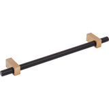 192 mm Center-to-Center Brushed Gold Larkin Cabinet Bar Pull
