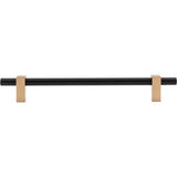192 mm Center-to-Center Brushed Gold Larkin Cabinet Bar Pull