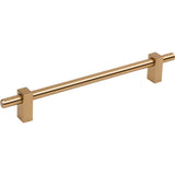 Jeffrey Alexander - 192 mm Center-to-Center Satin Bronze Larkin Cabinet Bar Pull - Satin Bronze