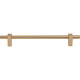 192 mm Center-to-Center Brushed Gold Larkin Cabinet Bar Pull